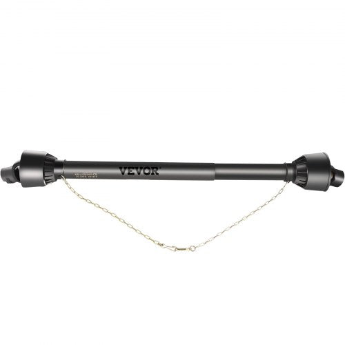 PTO Shaft 1 3/8\" PTO Drive Shaft, 6 Spline End Round End PTO Driveline Shaft, Series 4 Tractor PTO Shaft, 39\"-55\" Brush Hog PTO Shaft, Black PTO Shaft for Bush Hog/Finish Mower/Rotary Cutter