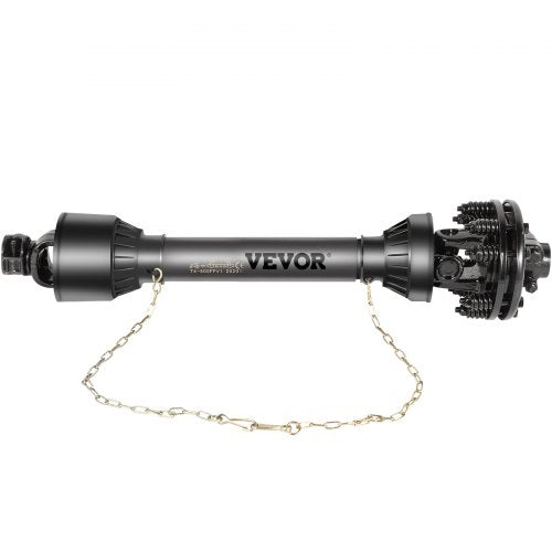 PTO Shaft, 1-3/8\" PTO Drive Shaft, 6 Spline Both Ends PTO Driveline Shaft, Series 5 Tractor PTO Shaft, 43\"-57\" Brush Hog PTO Shaft, Black PTO Shaft with Slip Clutch for Bush Hog/Finish Mower