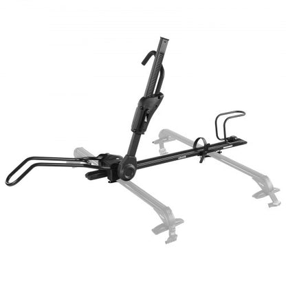 Hopfällbart cykelställ på taket Kraftigt cykelställ för bil, upprätt monteringslås