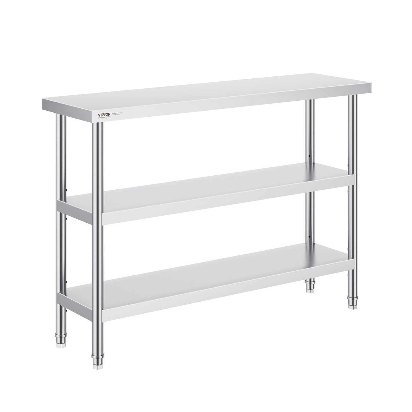 Matlagningsbord i rostfritt stål Kommersiellt kök Arbetsbord 14"x48