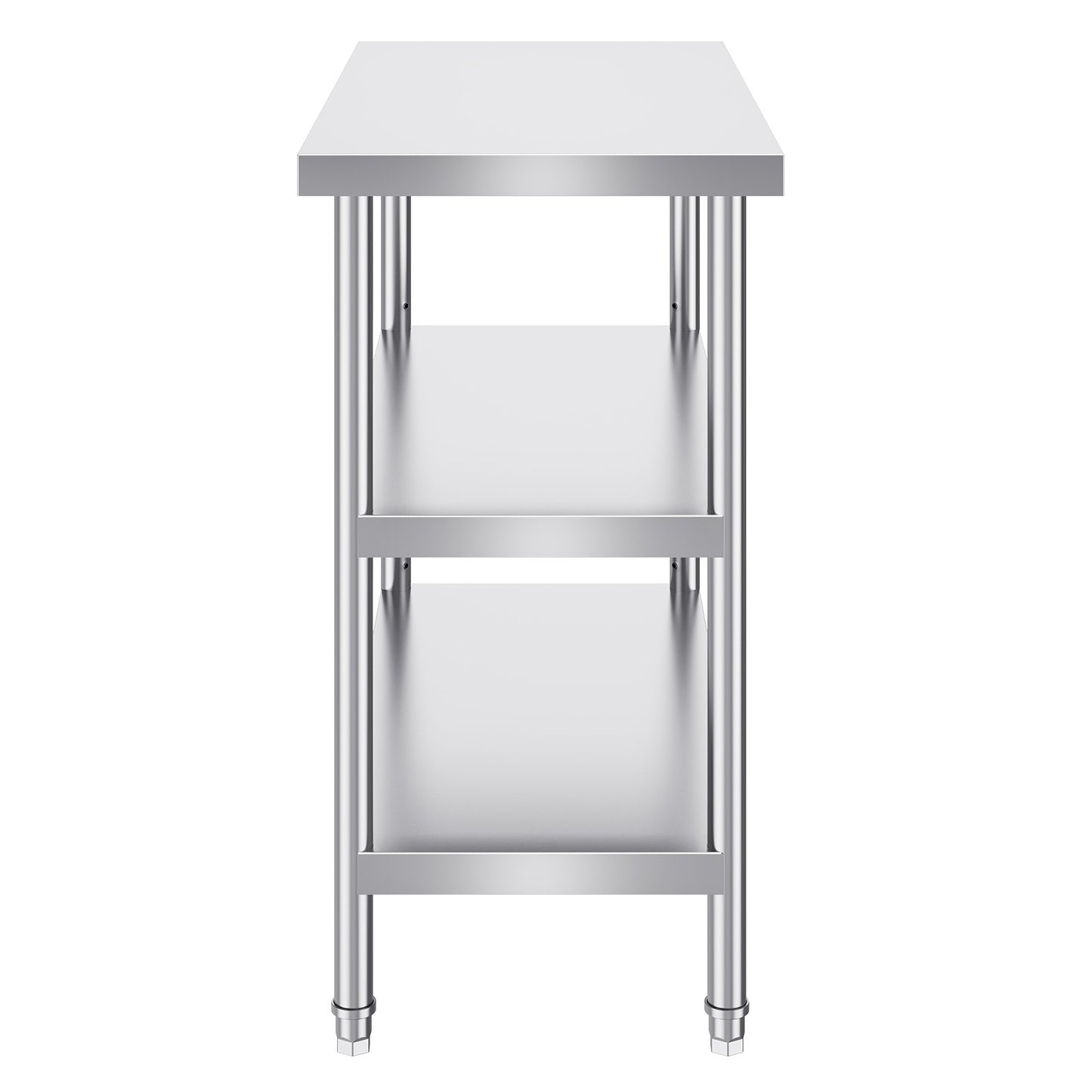 Matberedningsbord i rostfritt stål Kommersiellt kök Arbetsbord 18"x36