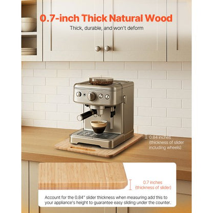 Geräteschrank, 10,5 x 13 Zoll, Schiebetablett für Küchenarbeitsplatte