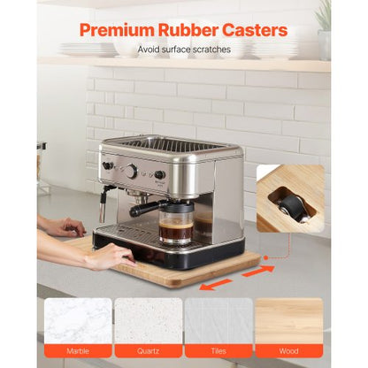 Geräteschrank, 10,5 x 13 Zoll, Schiebetablett für Küchenarbeitsplatte