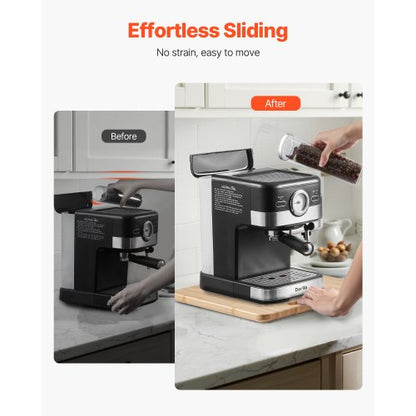 Geräteschrank, 10,5 x 13 Zoll, Schiebetablett für Küchenarbeitsplatte