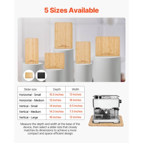 Geräteschrank, 10,5 x 13 Zoll, Schiebetablett für Küchenarbeitsplatte