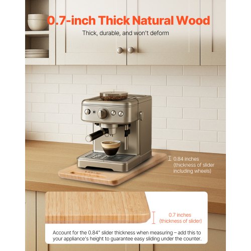 Geräteschrank, 40,6 x 30,5 cm, Schiebetablett für Küchenarbeitsplatte