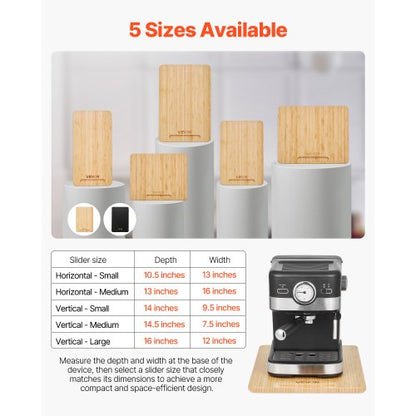 Geräteschrank, 40,6 x 30,5 cm, Schiebetablett für Küchenarbeitsplatte