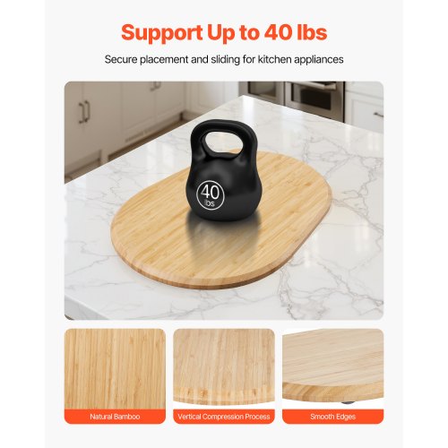 Mixerknopf, oval, 15,7 x 11,1 Zoll, für kippbaren 5,5-8-Qt-Standmixer