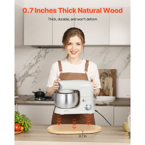 Mixerknopf, oval, 15,7 x 11,1 Zoll, für kippbaren 5,5-8-Qt-Standmixer