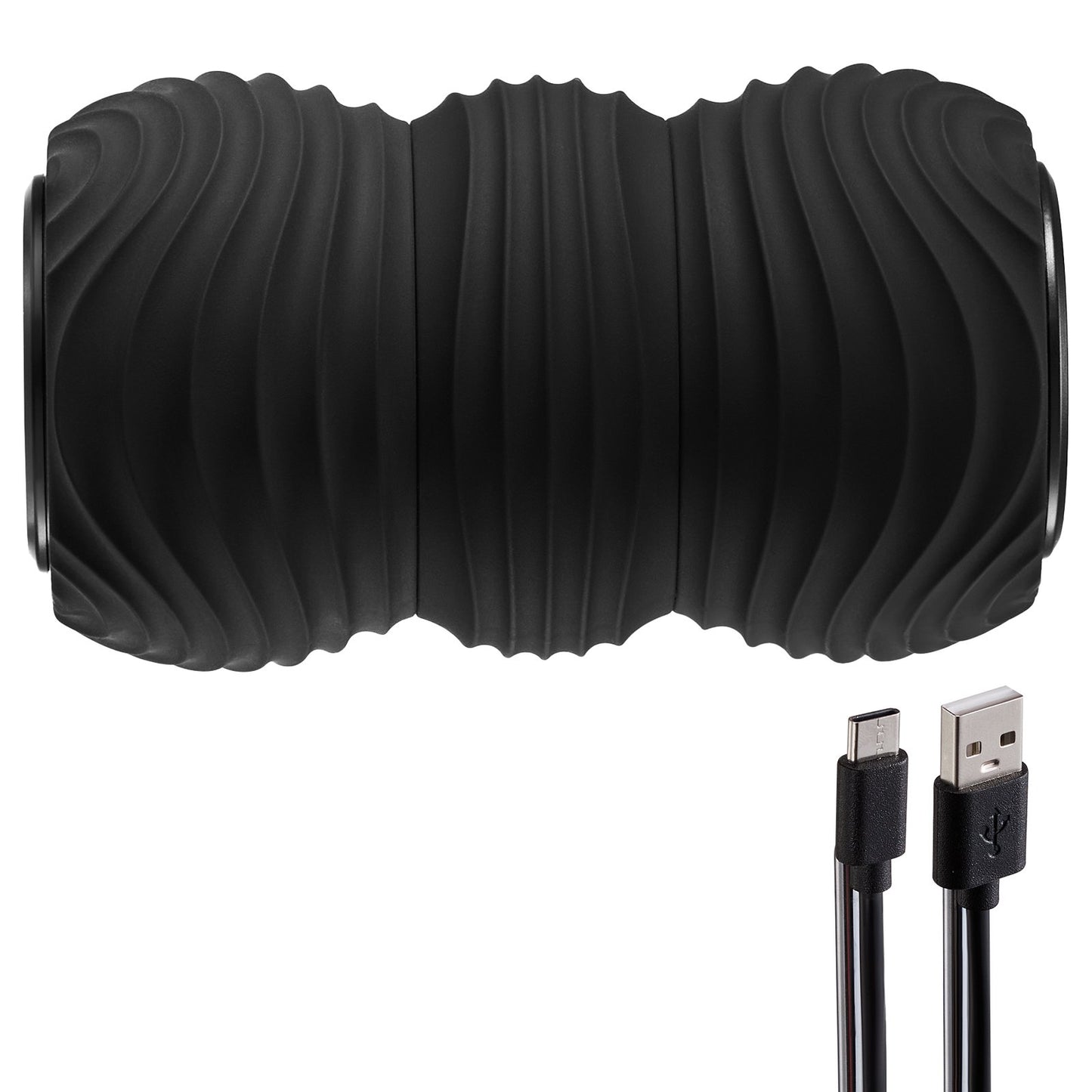 Vibrierender Erdnuss-Massageball, 4 Intensitäten, wiederaufladbarer Massageroller