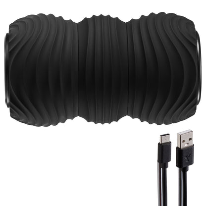 Vibrierender Erdnuss-Massageball, 4 Intensitäten, wiederaufladbarer Massageroller