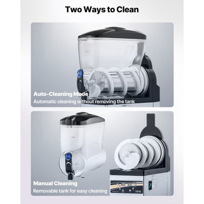 Kommerzielle Slush-Maschine 15L Margarita Smoothie Gefriergetränkemaschine | EU