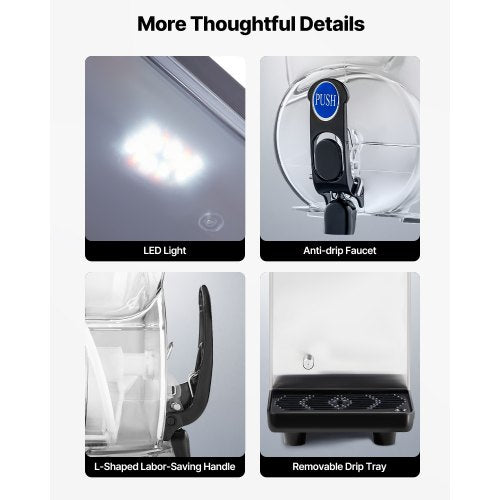 Kommerzielle Slush-Maschine 15L Margarita Smoothie Gefriergetränkemaschine | EU