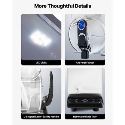 Kommerzielle Slush-Maschine 15L Margarita Smoothie Gefriergetränkemaschine | EU