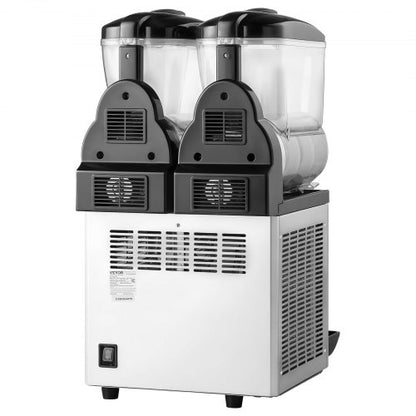 Kommerzielle Slush-Maschine 15Lx2 Tank Margarita Smoothie Frozen Drink Machine | EU