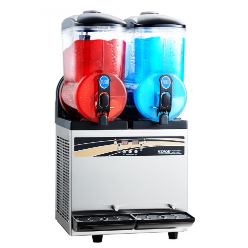 Kommerzielle Slush-Maschine 15Lx2 Tank Margarita Smoothie Frozen Drink Machine | EU