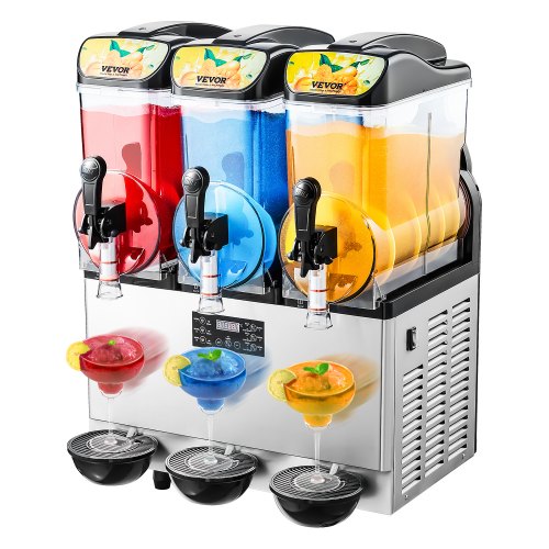 Kommerzielle Slush-Maschine 15Lx3 Tank Margarita Smoothie Frozen Drink Machine | EU