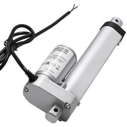 12V Linear Actuator, 4 Inch High Speed 0.6"/s Linear Motion Actuator, 225lbs/1000N with IP54 Protection & Mounting Bracket for Lift Desk, Recliner Chairs, Window Door Opener