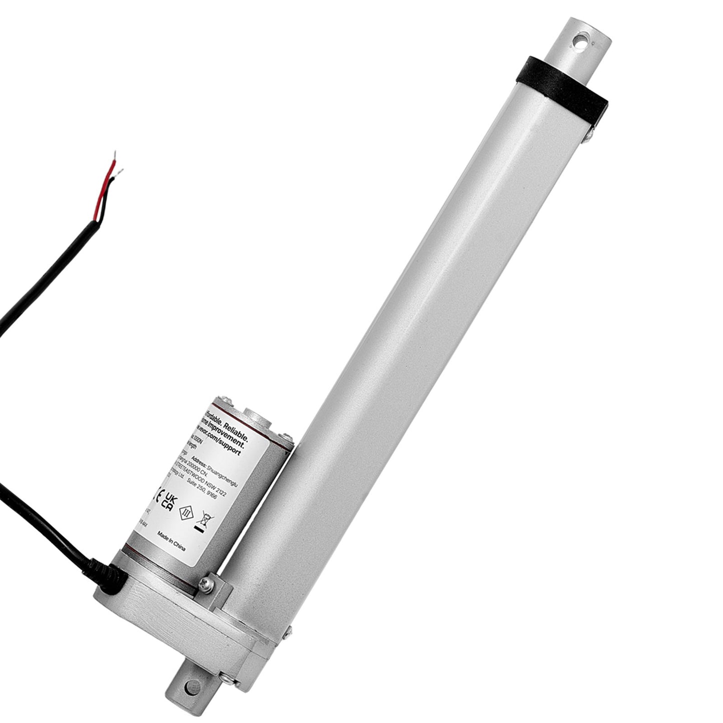 12V Linear Actuator, 8 Inch High Speed 0.6"/s Linear Motion Actuator, 225lbs/1000N with IP54 Protection & Mounting Bracket for Lift Desk, Recliner Chairs, Window Door Opener