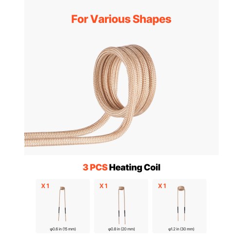 Induktionsvärmare Bultborttagning, 1100W 230V Magnetisk Induktionsvärmare Kit, Handhållet Mutterbrytare, Mini Värmemaskin för att Borttagning av Rostiga Skruvar, reparationsverktyg för Bilgarage med 3 Spolar |  EU