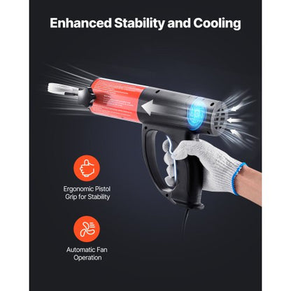 Induktionsvärmare Bultborttagning, 1500W 230V Magnetisk Induktionsvärmare Kit, Handhållet Mutterbrytare, Mini Värmemaskin för Borttagning av Rostiga Skruvar, reparationsverktyg för Bilgarage med 8 Spolar och Ask |  EU