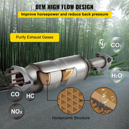 High Flow Katalysator För 2003-2007 Honda Accord DX/EX/LX 2.4L L4