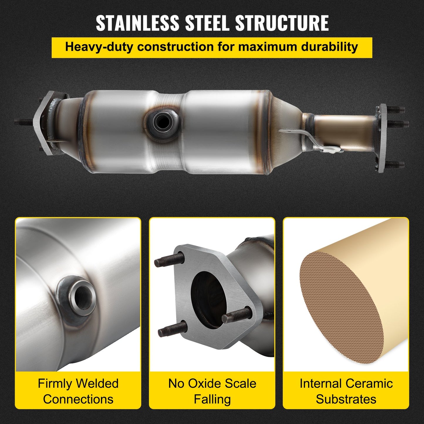 High Flow Katalysator För 2003-2007 Honda Accord DX/EX/LX 2.4L L4