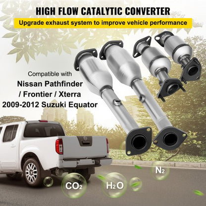 Avgasgrenrör 05-11 Nissan Frontier Avgasgrenrör Bultar Packningskombination 4.0L OEM-kvalitet högflödeskatalysator för 2005-2011 Nissan Frontier/Xterra/Pathfinder (EPA-kompatibel) |  EU