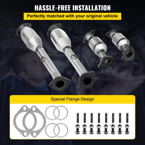 Avgasgrenrör 05-11 Nissan Frontier Avgasgrenrör Bultar Packningskombination 4.0L OEM-kvalitet högflödeskatalysator för 2005-2011 Nissan Frontier/Xterra/Pathfinder (EPA-kompatibel) |  EU