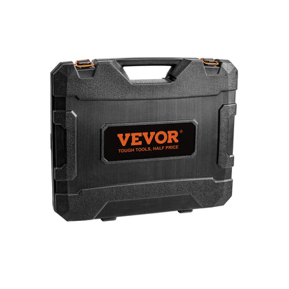 3/8" Drive Impact Socket Set, 90 delars Socket Set SAE 1/4"-3/4" och metriskt 6-19 mm, 6-punkts Cr-Mo legerat stål för bilreparation, inkluderar förlängningsstänger Universalskarvadapter Lås förvaringsväska