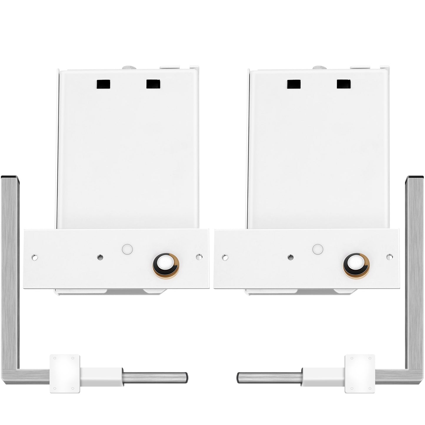 Murphy Montering Väggfjädrar Mekanism Heavy Duty Support Hardware DIY Kit för Queen Twin Size Bed (horisontell), Vit