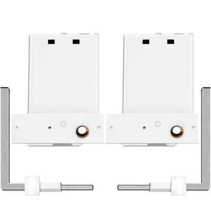 Murphy Montering Väggfjädrar Mekanism Heavy Duty Support Hardware DIY Kit för Queen Twin Size Bed (horisontell), Vit