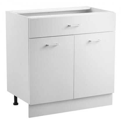 Shaker Unterschrank 86 cm B x 43 cm T x 81 cm H Montagefertig mit Schublade | EU