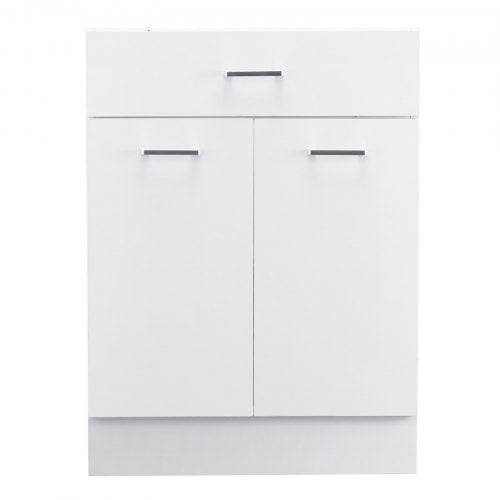 Shaker Unterschrank 61 cm B x 43 cm T x 81 cm H Montagefertig mit Schublade | EU