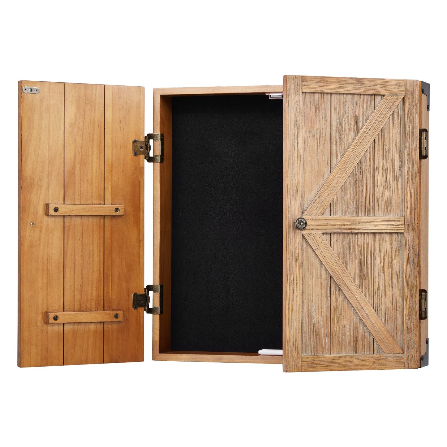 Dartboard-Kabinett aus Massivholz, offizielle Größe (Dartboard nicht im Lieferumfang enthalten)