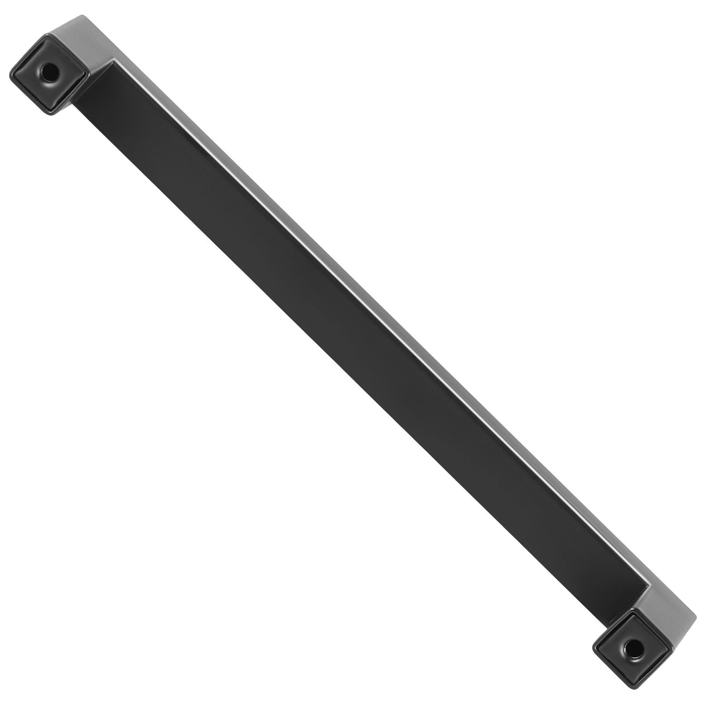 30er-Pack Schrankgriffe, 128 mm Mittenabstand, schmale quadratische Schubladengriffe für Küchenschränke, moderne Türgriffe für Küchenschränke aus Edelstahl für Küchen, Badezimmer, Bar, Hardware, Mattschwarz