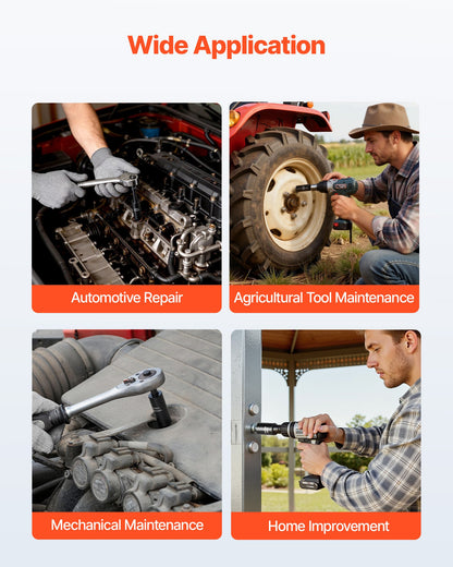 3/8 in Drive Impact Socket Set, 67 Piece, 6 Point Shallow & Deep Impact Sockets, SAE (5/16 in to 3/4 in) and Metric (8 mm to 19 mm), Swivel Sockets, Adapters, Cr-V & Cr-Mo Steel, Carrying Case