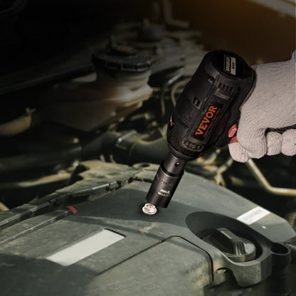 1/2" Drive Impact Socket Set, 13 Piece Deep Socket Set Metric 10-24mm, 6 Point CR-V Alloy Steel for Auto Repair, Easy-to-Read Size Markings, Rugged Construction, Includes Storage Case