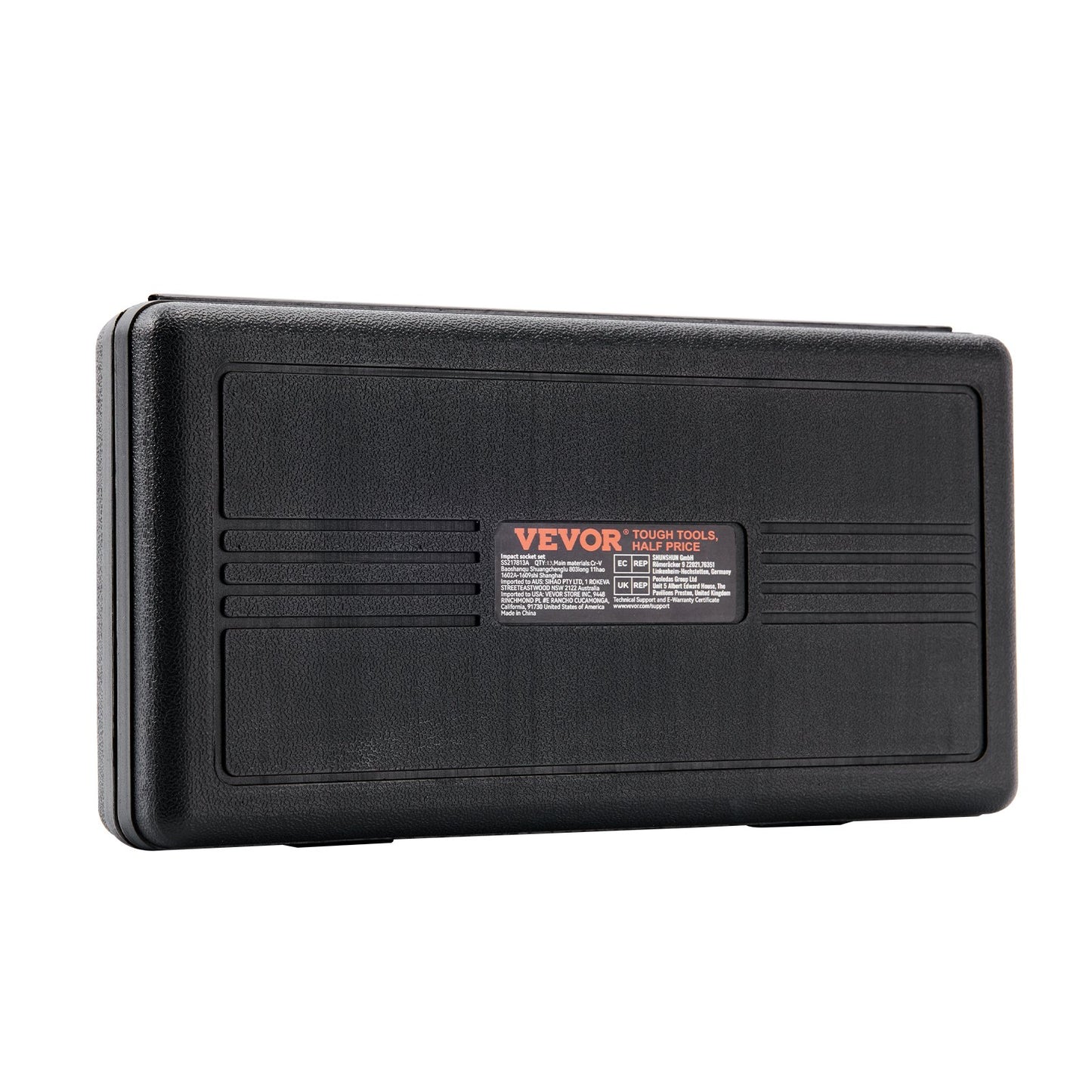 1/2"-Antriebs-Schlagsteckschlüsselsatz, 13-teiliger tiefer Steckschlüsselsatz, metrisch 10–24 mm, 6-kant CR-V-Legierungsstahl für Autoreparaturen, leicht lesbare Größenmarkierungen, robuste Konstruktion, inklusive Aufbewahrungskoffer