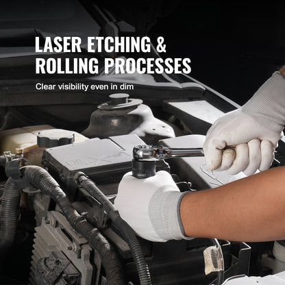 Schlagschrauber-Set, 15-teilig, 6-Punkt-Bits, 3/8-Zoll-Antrieb, Ratschen-Werkzeugsatz, 10–24 mm