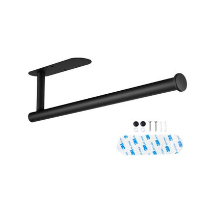 Paper Towel Holder Under Cabinet, High-Quality Stainless Steel Paper Towel Holder, Self Adhesive or Drilling Paper Towel Holder Wall Mount for Kitchen, Bathroom, Pantry