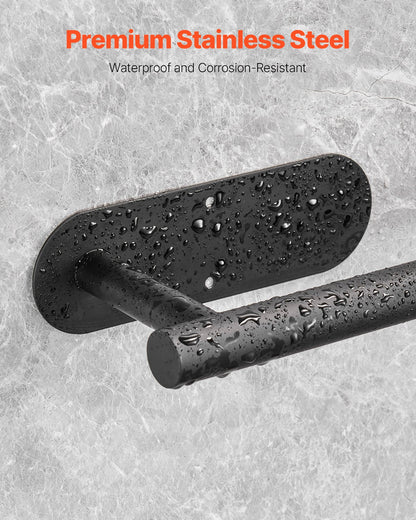 Paper Towel Holder Under Cabinet, High-Quality Stainless Steel Paper Towel Holder, Self Adhesive or Drilling Paper Towel Holder Wall Mount for Kitchen, Bathroom, Pantry