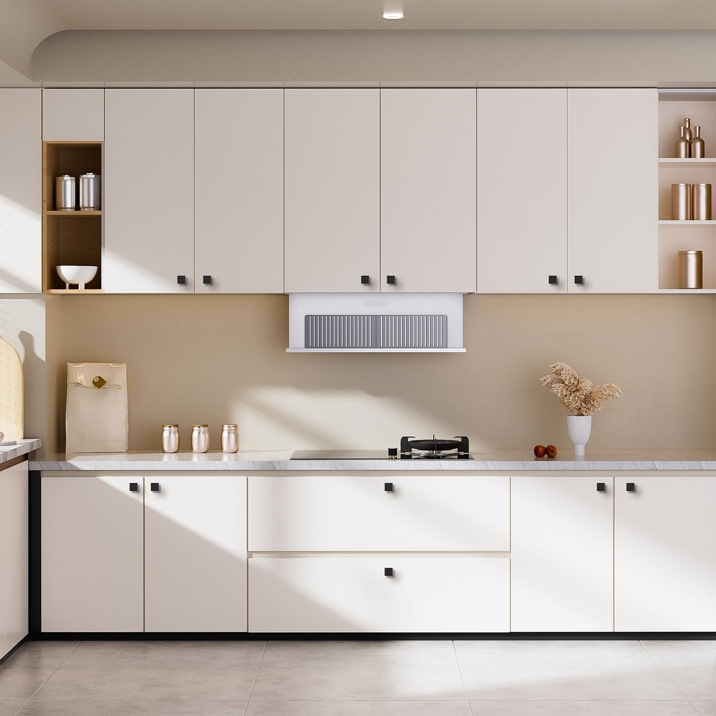 Cabinet Knobs, 10 Pack, 1.18 Inch Black Zinc Alloy Drawer Pulls & Door Handles, Square Kitchen Solid Knobs Dresser Handles, Cupboard Hardware with Screws for Bathroom Closet Cabinets Drawers