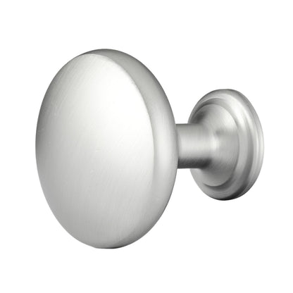 Cabinet Knobs, 25 Pack, 1.1 Inch Zinc Alloy Drawer Pulls & Door Handles, Mushroom Kitchen Dresser Solid Knobs, Cupboard Hardware with Screws for Bathroom Closet Cabinets Drawers, Nickel Color