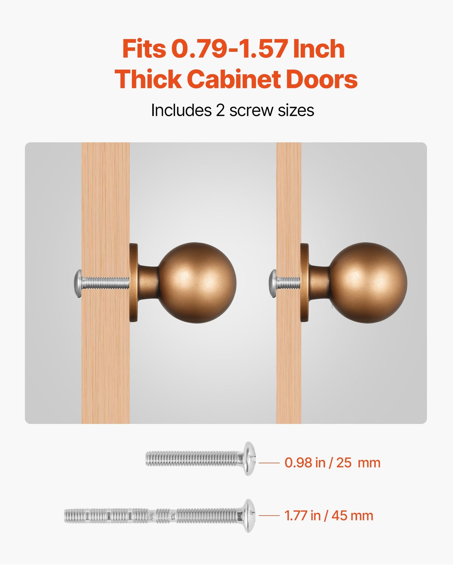 Cabinet Knobs, 12 Pack, 0.98 Inch Zinc Alloy Drawer Pulls Door Handles, Round Kitchen Dresser Solid Knobs Cupboard Hardware with Screws for Bathroom Closet Cabinets Drawers, Antique Brass Color