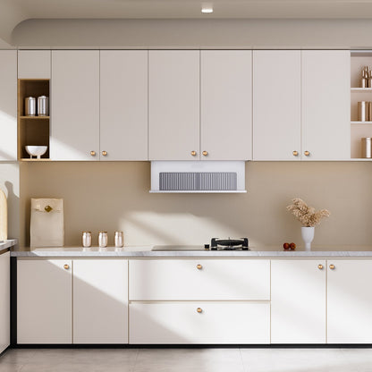 Cabinet Knobs, 12 Pack, 0.98 Inch Zinc Alloy Drawer Pulls Door Handles, Round Kitchen Dresser Solid Knobs Cupboard Hardware with Screws for Bathroom Closet Cabinets Drawers, Antique Brass Color