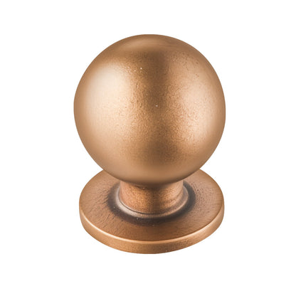 Cabinet Knobs, 12 Pack, 0.98 Inch Zinc Alloy Drawer Pulls Door Handles, Round Kitchen Dresser Solid Knobs Cupboard Hardware with Screws for Bathroom Closet Cabinets Drawers, Antique Brass Color