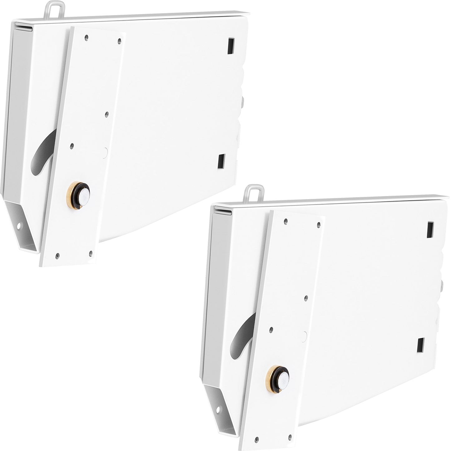 Murphy Montage-Wandfedermechanismus, robuster Stützbeschlag, DIY-Kit für Kingsize-Queensize-Bett (vertikal), weiß