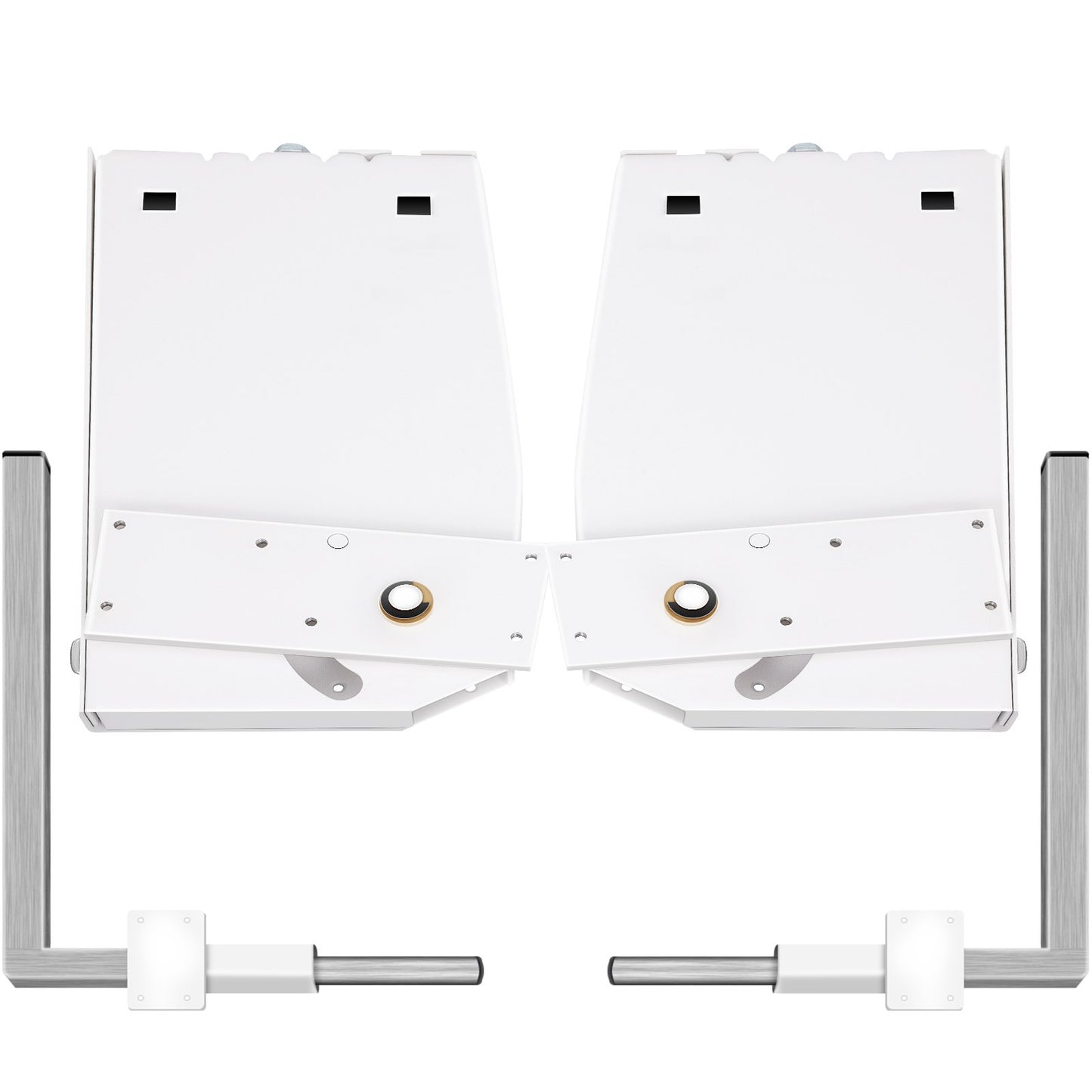 Murphy Montage-Wandfedermechanismus, robuster Stützbeschlag, DIY-Kit für Kingsize-Queensize-Bett (vertikal), weiß