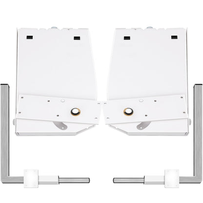 Murphy Montage-Wandfedermechanismus, robuster Stützbeschlag, DIY-Kit für Kingsize-Queensize-Bett (vertikal), weiß